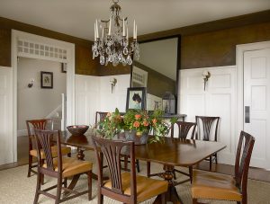 Beautiful dining room restored home