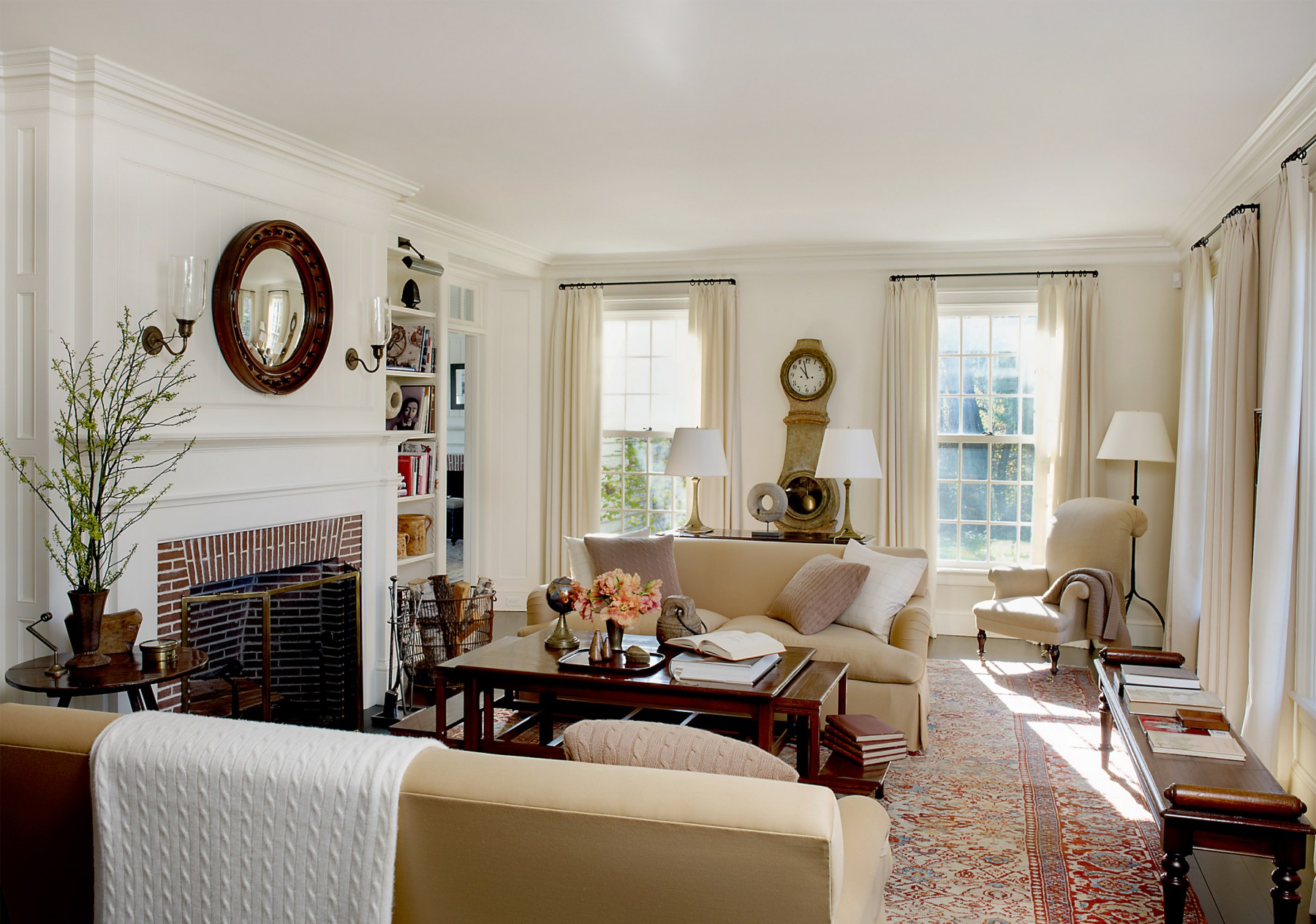 formal living room, period details