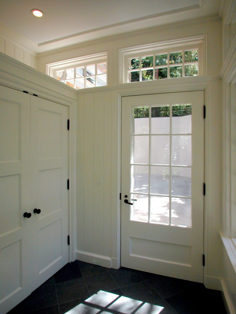 mudroom entry local millwork